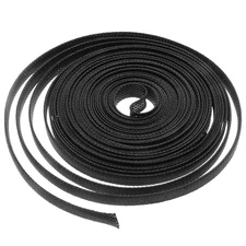Braided Wire Sleeve 16.4ft 1/4 Inch Flameretardant Black Expandable Braided Cabl