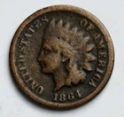 1864 L Bronze Indian Head Cent