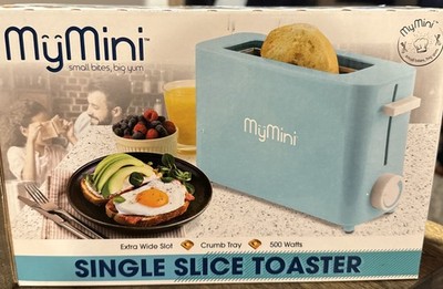 The MyMini Single Slice Toaster, Aqua MWSST1AQ