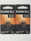 2 Pack CR1632 1632 DURACELL Lithium 3v Battery USA Free SHIP FRESH 2035