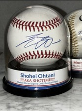 Signed Shohei Ohtani Baseball PSA/DNA Autograph Rookie Signature.