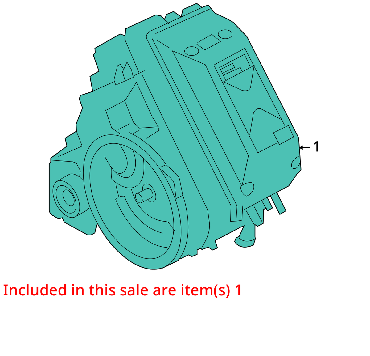 2007 Ford Escape Hybrid 2.3L CVT Automatic Transmission Assembly