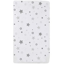 American Baby Company 100 Natural Cotton Fitted Cradle/Bassinet Sheet 36" x 18"