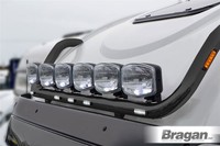 DachträGer +Led+ Jumbo LED Flecken X6 FüR Iveco Stralis Aktiv Raum Zeit Schwarz