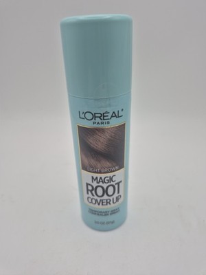 L'Oreal Hair Color Root Cover Up Temporary Gray Concealer Spray - Light Brown