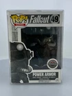 Funko POP! Fallout Power Armor Black & White #49 EB Games Exclusive NOT MINT