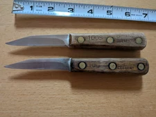 Vintage Lot of 2 Chicago  100S 3" Stainless Blade Paring & Peeling Knives