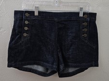 NEW w/Tags Loft Cotton Blend Denim Blue Jean Shorts 3" Inseam Women's Size 4