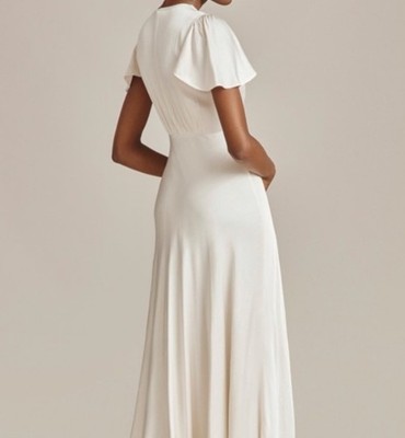 Women's Ghost Delphine Dress Ivory Size S Women's Ghost Delphine Dress Ivory Size S