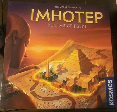 Imhotep Builder of Egypt Board Game By Kosmos Cards Still Sealed 100% Complete