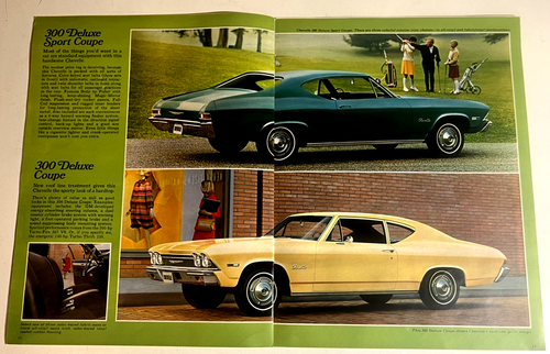 1968 CHEVROLET CHEVELLE CAR BROCHURE - 16 PAGES - Picture 4 of 5