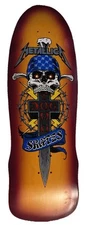 Metallica Skateboard, Dog Town Skates, unused, Rare Deck, Free Shipping m/ m/