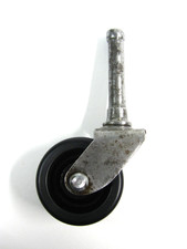 1 Black Swivel Wheel for 1920s-40s Office Desk Rolling Chair