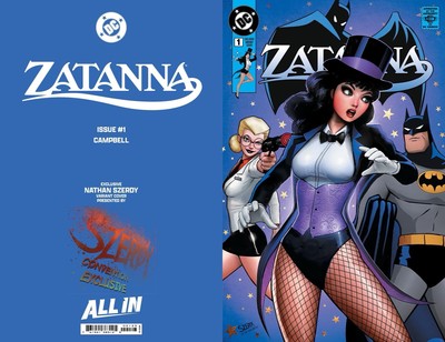 🔥 ZATANNA #1 NATHAN SZERDY FOIL Calgary Expo Convention Variant D