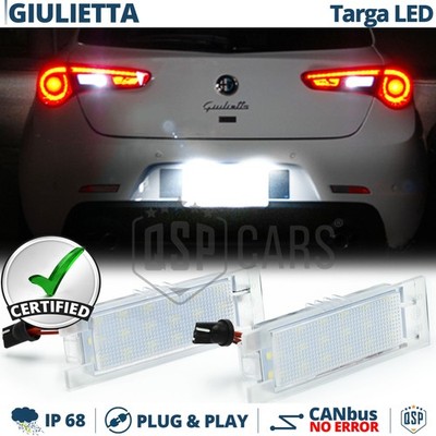Luci Targa Led Canbus LANCIA YPSILON 6000K Luce Bianca No Error