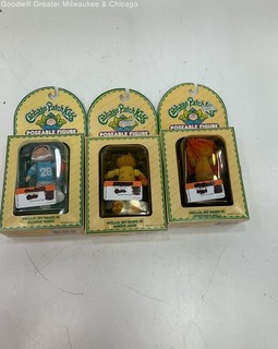 Vintage Sealed Lot Of 3 Cabbage Patch Kids Poseable Figures
