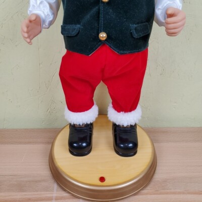 Vtg 1998 Hip Swinging Santa Gemmy Industries Christmas Tested