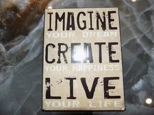 Imagine Creative Live Decorative Home Sign Creative American