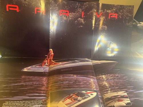 Arriva Boat Boats Brochure Catalog Poster Brunswick Marine Rare Item Early 90's - Picture 3 of 3
