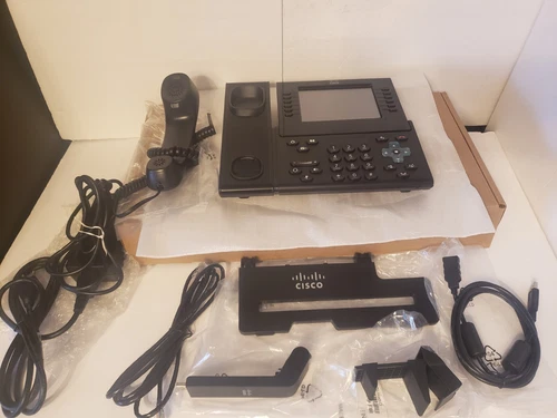 CISCO CP-9971 VoIP IP Phone Color Touchscreen Wi-Fi w/ USB Camera - NEW OPEN BOX