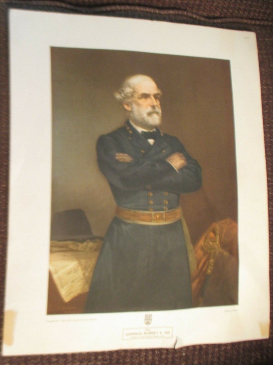 NORBERTO JORGE GUEVARAノルベルト・ホルヘ・ゲバラ 油絵 General Robert E. Lee Print (J.A. Elder artist) | eBay