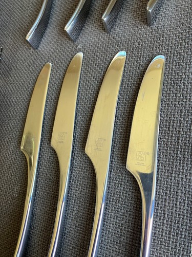 37 Pcs. Zwilling JA Henckels BELLASERA Pattern Glossy 18/10 Stainless Flatware - Picture 11 of 24