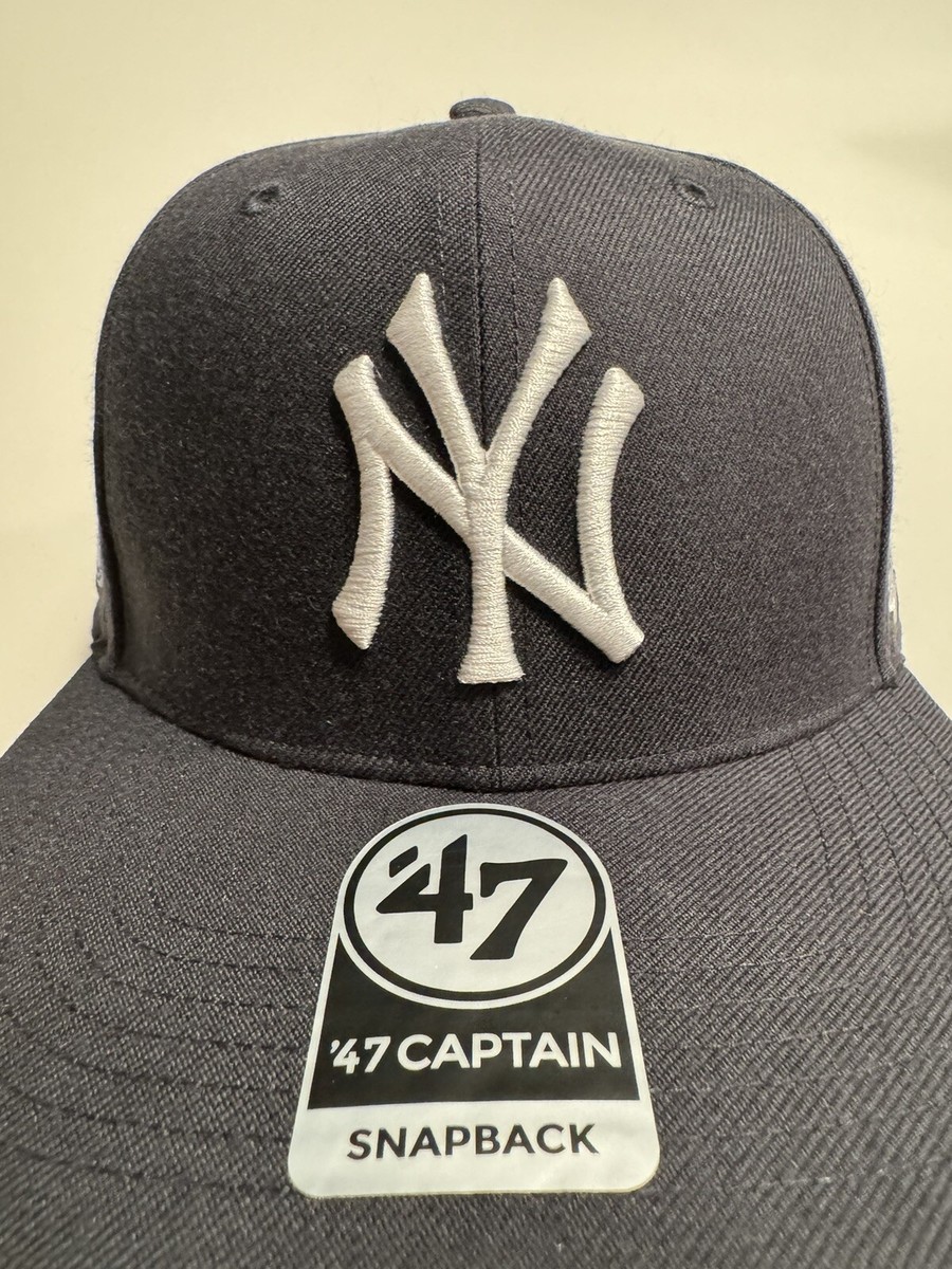 47 New York Yankees Sure Shot Captain Snapback Hat Black American