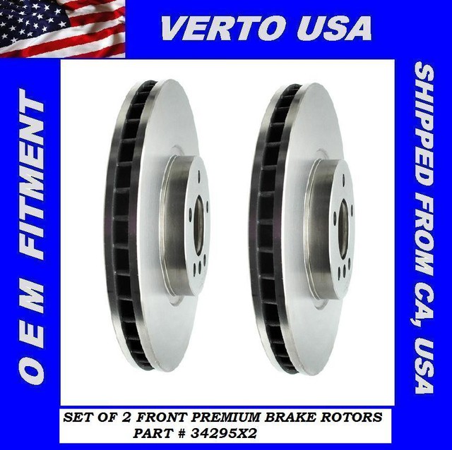 Front Disc Brake Rotors , For BMW X5 20022003200420052006 Base on