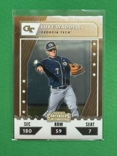 2021 Panini Elite Extra Edition Luke Waddell #CTO-LW College Tickets Optic Holo