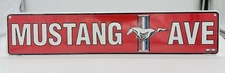 New Ford Mustang Ave Street Sign Aluminum Wall Man Cave/Garage/Shop