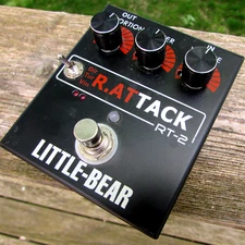 R.Attack RT-2 Little-Bear Guitar Pedal 🔴 3 RAT Clone Distortion Effects Modes