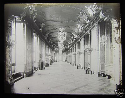 Glas Zauber Laterne Dia STORA GALLERY STOCKHOLM UM 1890 SCHWEDEN