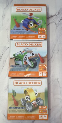 Black + Decker Constructor Set Of 3 Engineering Set, Skills Development