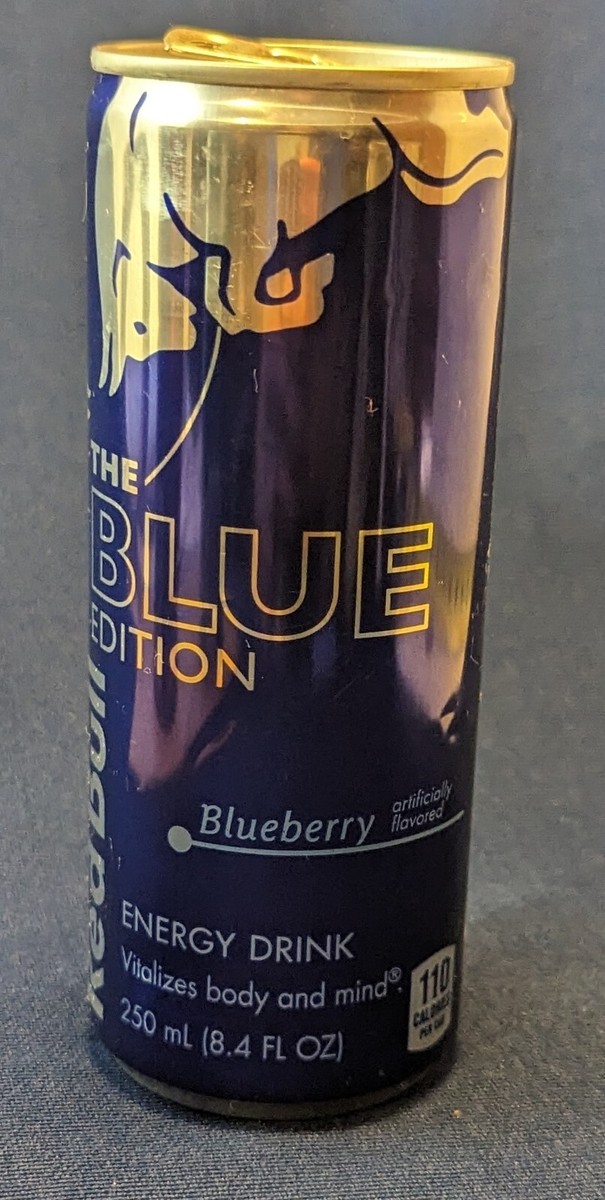 Red Bull - Blueberry - Blue Edition - USA - EMPTY Can HTF FREE