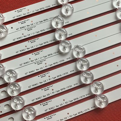 FFYZSMBF Nuovo 20 Pz/set Striscia Di Retroilluminazione A LED For LG 42LA620S 42LN570S 6916L-1214A 6916L-1215A 6916L-1216A 6916L-1217A - Foto 7