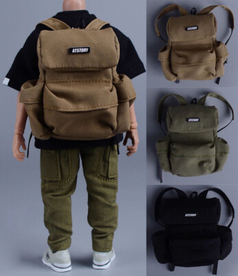 1/12 Male Sport Backpack Travel Bag Model Accessories Fit for 6'' Action Figure