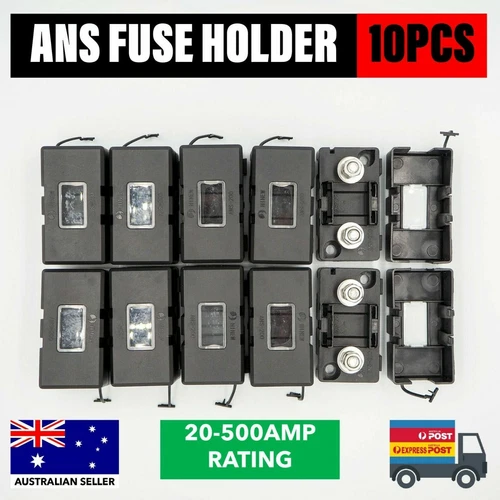 10 x ANS Fuse Holder 20-500AMP ANF ANG Heavy Duty Circuit Breaker Box Block Midi - Picture 1 of 5