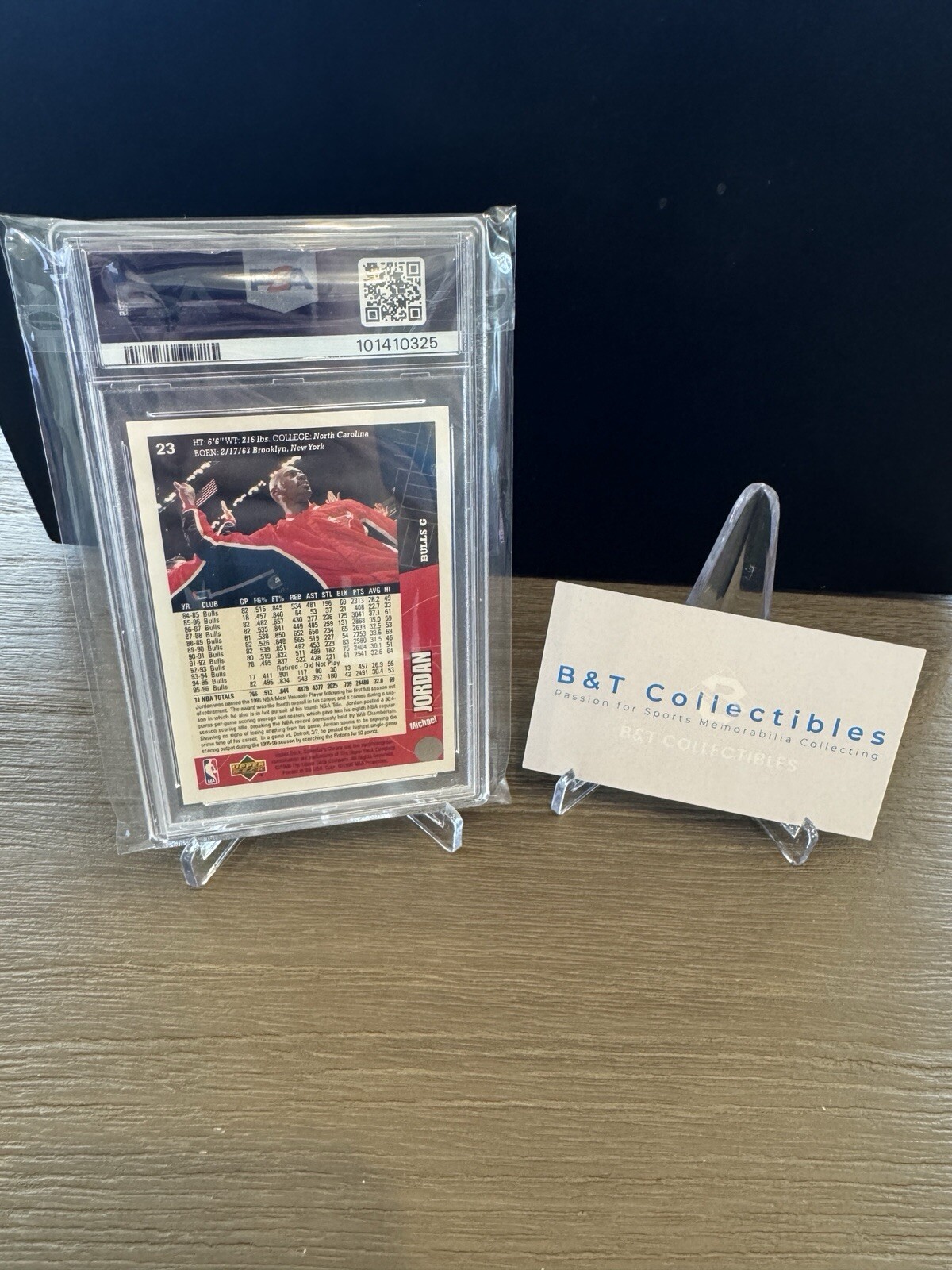 1996 Collector’s Choice #23 Michael Jordan PSA 9 MINT Chicago Bulls HOF GOAT 🔥 view 2