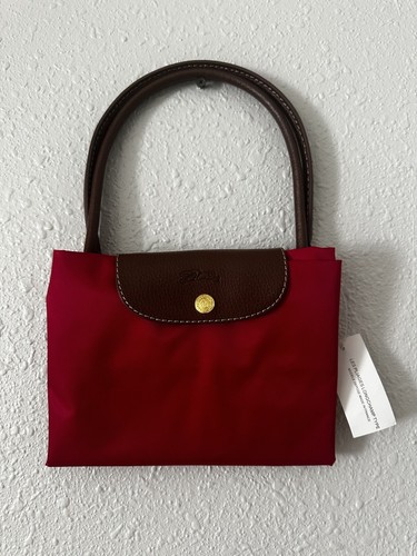 Longchamp Le Pliage Original Large Canvas Travel Bag Women's Red