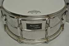 ADD this ACCENT by LUDWIG 14X6.5 CHROME SNARE to YOUR DRUM SET TODAY LOT K286