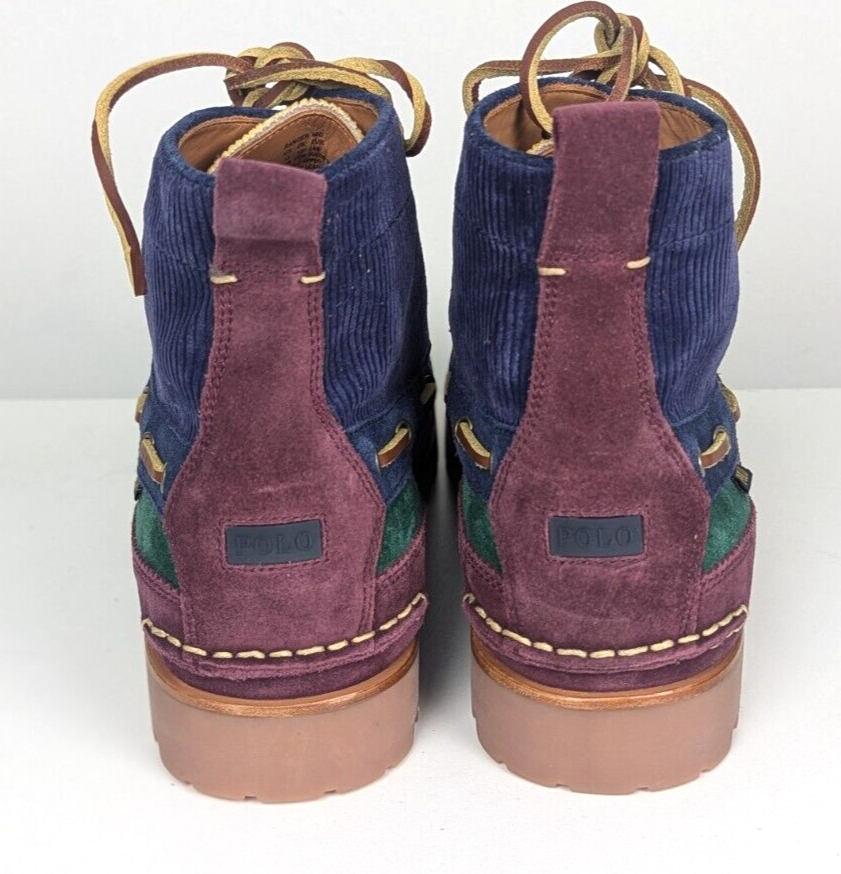 Polo Ralph Lauren Country Ranger Mid Color Block Suede Corduroy Men\'s Boots 11.5 s-l400.jpg main image 3