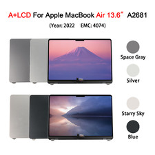 A LCD Screen For Apple Macbook Air 13.6" 2022 A2681 Display Top Parts Assembly