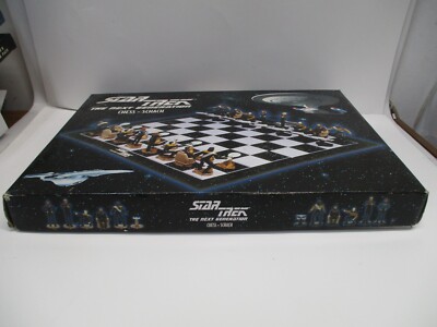 【希少】1999年STAR TREK 未使用　チェスセット 1999 STAR TREK The Next Generation CHESS SET in Box CM854 | eBay