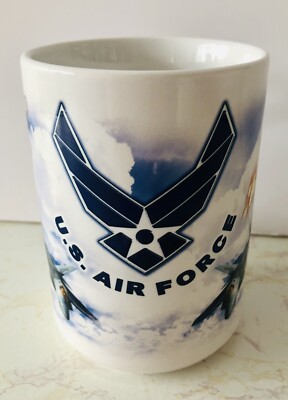U. S. Air Force Coffee/Tea Mug 12 oz. Heavy Ceramic Cuppa Mugs Made in USA 