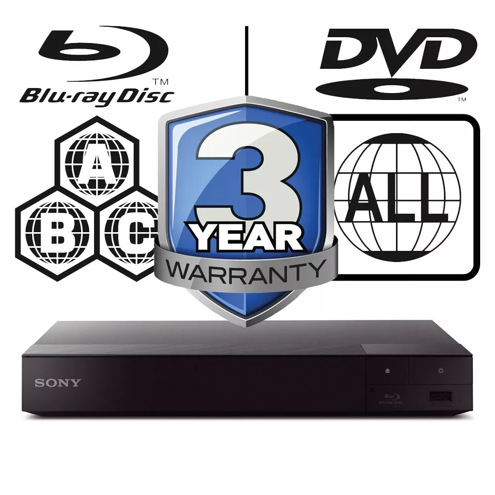 Sony Blu-ray Player BDP-S6700 Full MultiRegion 4K Upscaling 3D