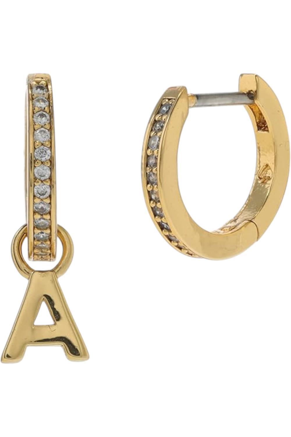 Серьги Kate Spade New York Tiny Twinkles A Huggies Прозрачныезолотые 6990₽