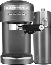 Kitchenaid Semi-Automatic Espresso Machine and Milk Frother Attachment KES6404DG