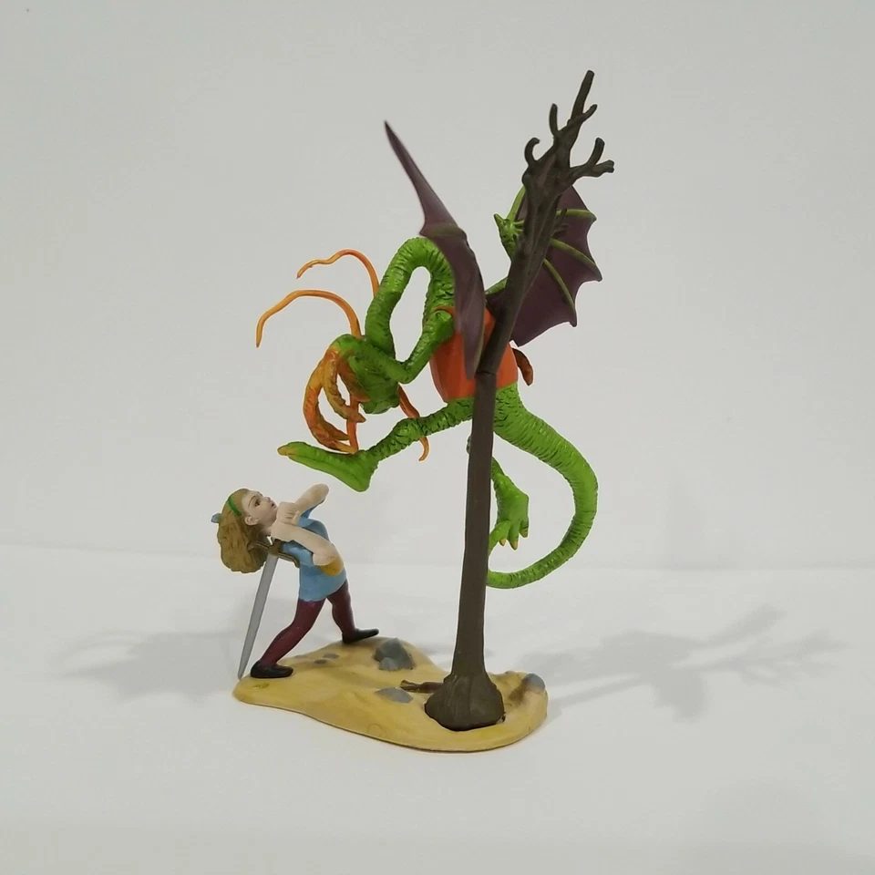 Alicia en el País de las Muñecas 5" Alicia Luchando Jabberwock Figura Gashapon Kaiyodo Furuta Foto 3 de 4