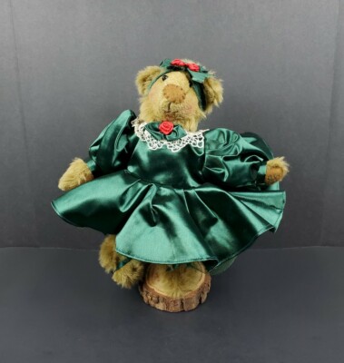 dancing bear green dress Green Dupioni Tie Front Fit And Flare Dress main image 0