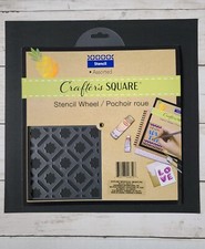Crafter's Square Stencil Wheel: Patterned Theme, 6 Pattern Stencils , Brand New